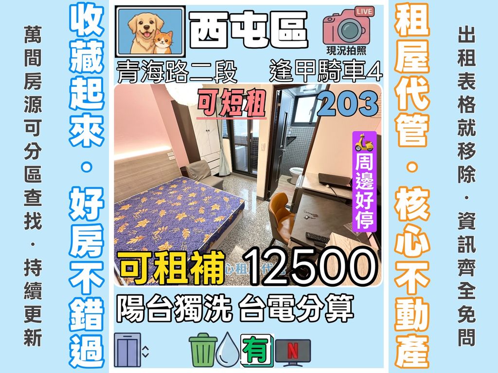 台中市西屯區青海路二段